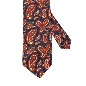 Stix Baer Fuller Silk Tie VTG Liberty Of London Paisley Made In England 4"x56"